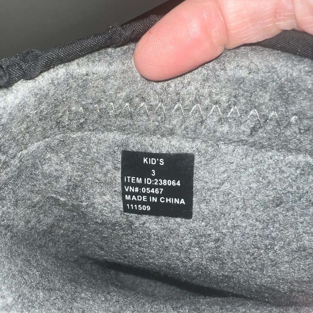 L.L. Bean Black and Pink Snow Boots